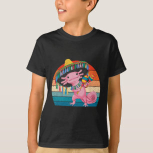 Happy 5 De Mayo Axolotl Sombrero Cinco De Mayo Gir T-Shirt