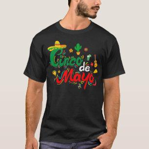 Happy 5 De Mayo Cinco de Mayo Viva Meico 5 De Mayo T-Shirt