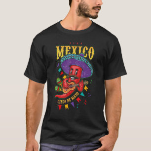 Happy 5 De Mayo Cinco de Mayo Viva Mexico Fiesta C T-Shirt