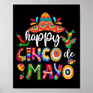 Happy 5 De Mayo Cinco Viva Mexico Shirt For Men Wo Poster