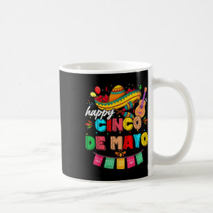 Happy 5 De Mayo Lets Fiesta Viva Mexico Cinco De M Coffee Mug