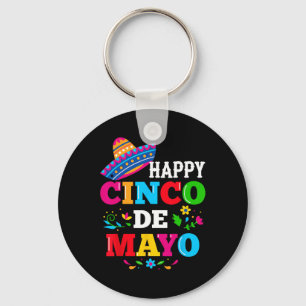 Happy 5 De Mayo Lets Fiesta Viva Mexico Cinco De M Key Ring