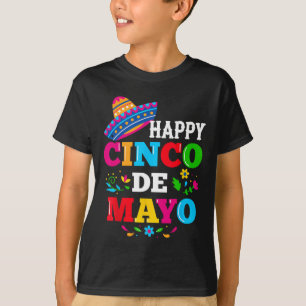 Happy 5 De Mayo Lets Fiesta Viva Mexico Cinco De M T-Shirt