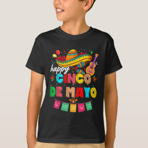 Happy 5 De Mayo Lets Fiesta Viva Mexico Cinco De M T-Shirt