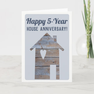 Happy 5-Year Houseaversary Card