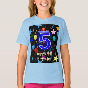 Happy 5th Birthday Boy's T-Shirt