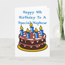 Happy 5th Birthday To A Special Nephew Cake