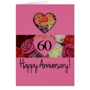 Happy 60th Anniversary roses