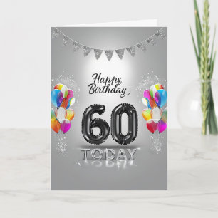 Happy 60th Birthday Card