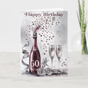 Happy 60th Birthday Card
