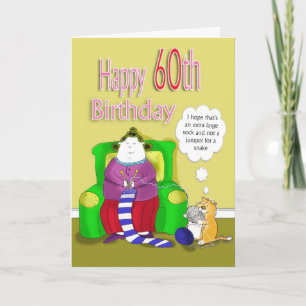 Happy 60th birthday card