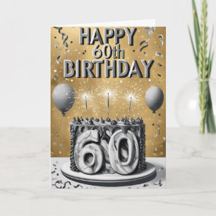 Happy 60th Birthday Card
