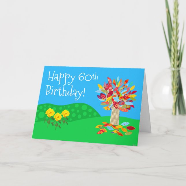 Happy 60th Birthday Card by joimages (Front)