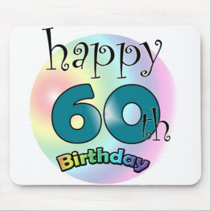 Happy 60th birthday mouse mat