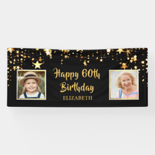 Happy 60th Birthday Then & Now Photos Stars Banner