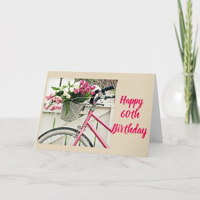 **HAPPY 60th BIRTHDAY** to MY "TWIN" Card (Front)