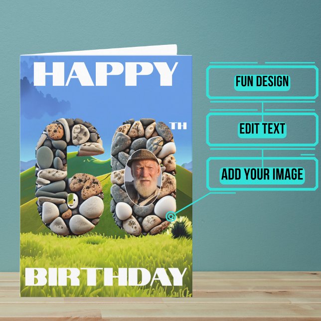 Happy 60th Not Over the Hill Birthday Card (Any birthday is a great excuse to celebrate, but 60 is quite the milestone. )