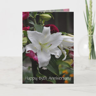 Happy 65th Anniversary by Janz Card