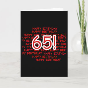 Happy 65th Birthday Card
