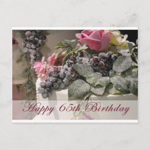 Happy 65th Birthday Postcard