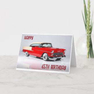 HAPPY "65th" BIRTHDAY TO A CLASSIC MAN Card