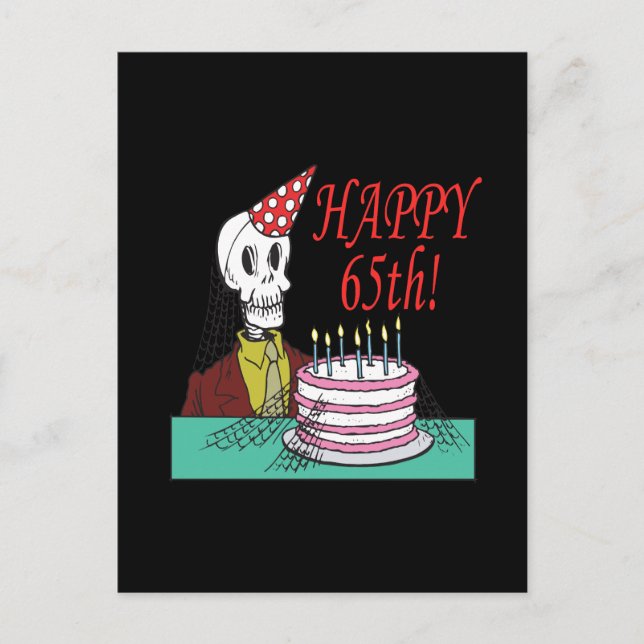 Happy 65th postcard (Front)
