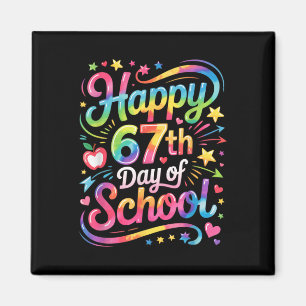 Happy 67 Days Of School Meme100th Day Of School Ti Magnet