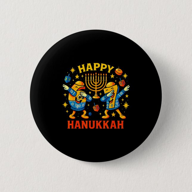 Happy 67 Hanukkah Funny Holiday Meme Design  6 Cm Round Badge (Front)