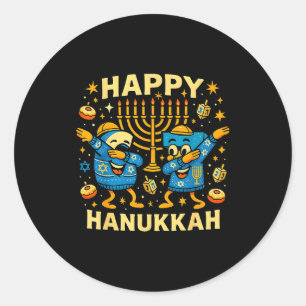 Happy 67 Hanukkah Funny Holiday Meme Design Classic Round Sticker