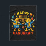 Happy 67 Hanukkah Funny Holiday Meme Design  Fleece Blanket<br><div class="desc">Happy 67 Hanukkah Funny Holiday Meme Design</div>