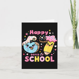 Happy 67th Day Of School Cute Ice Cream 100 Days S Card