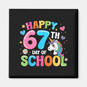 Happy 67th Day Of School Teachers Students 67 Meme Magnet