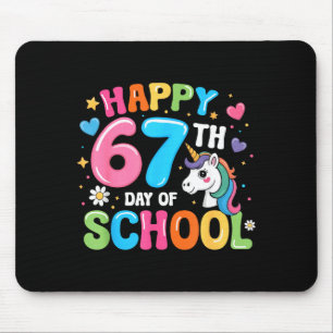 Happy 67th Day Of School Teachers Students 67 Meme Mouse Mat