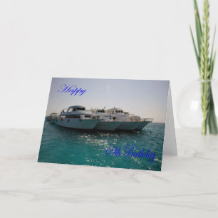 Happy 69th Birthday Dive boats Card