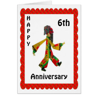 Beautiful 77 6Th Wedding Anniversary Card Uk
