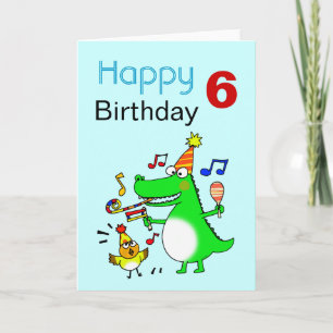 Happy 6th Birthday ( I am 6 ) Card