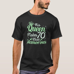 Happy 70th Birthday 70 Years Old Best Ager Good A T-Shirt