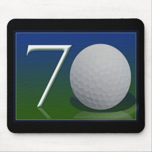 Happy 70th Birthday for golf nut Mouse Mat