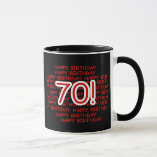 Happy 70th Birthday Mug