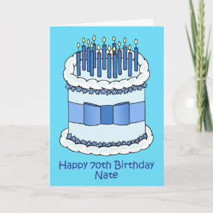 Happy 70th Birthday Nate Card