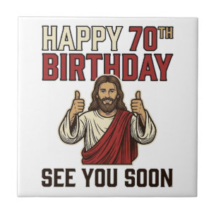 Happy 70th Birthday See You Soon Vintage Shirt Tile