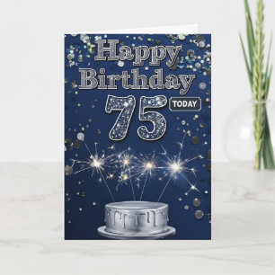 Happy 75th Birthday Card