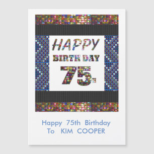 Happy 75th Birthday Change or delete Text msg 75