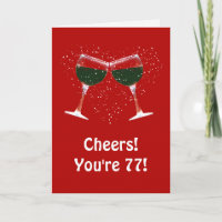 Happy 77th Birthday with Wine