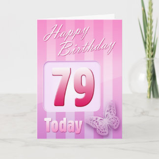 Happy 79th Birthday Grand Mother Great-Aunt Mom Card