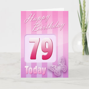 Happy 79th Birthday Grand Mother Great-Aunt Mum Card