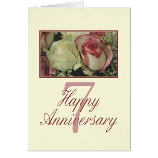 7th Anniversary Cards & Invitations | Zazzle.co.uk