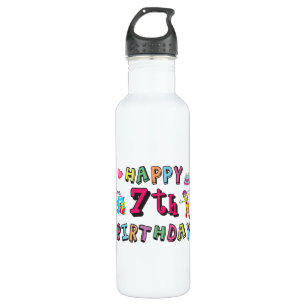 Happy 7th Birthday 7 year old wishes 710 Ml Water Bottle
