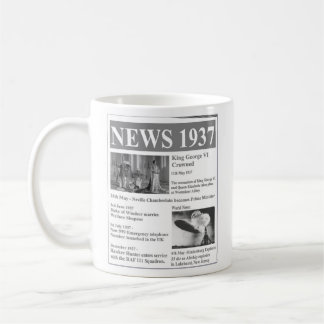 Happy 80th birthday 1937 News Mug