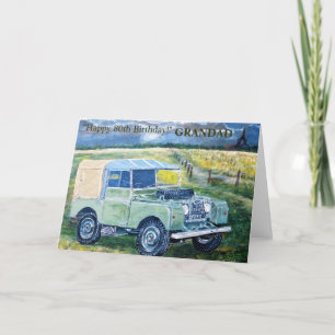 Happy 80th Birthday Card For GRANDAD